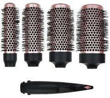 Load image into Gallery viewer, Interchangeable 4-Piece Round Hair Brush Set