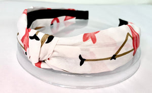 Flamingo and Floral knotted head band collection