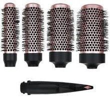 Load image into Gallery viewer, Interchangeable 4-Piece Round Hair Brush Set

